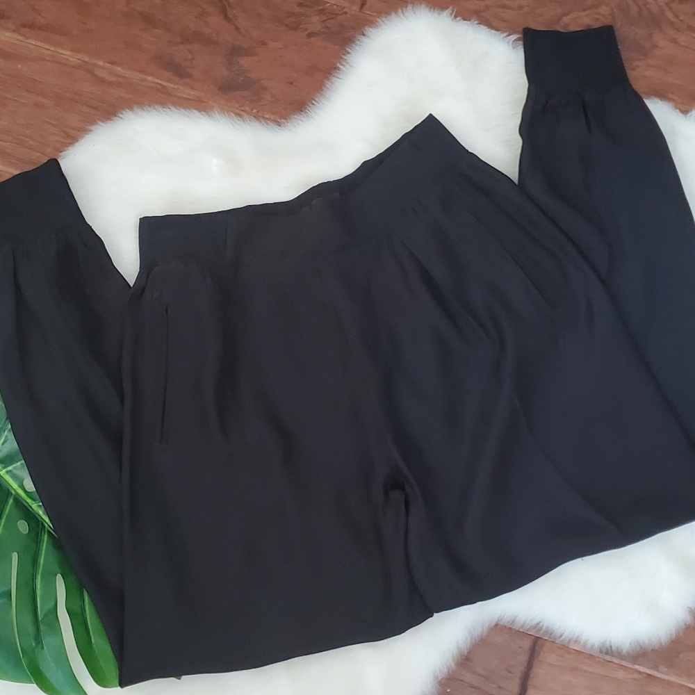 ATM Silk Black Joggers Size XS